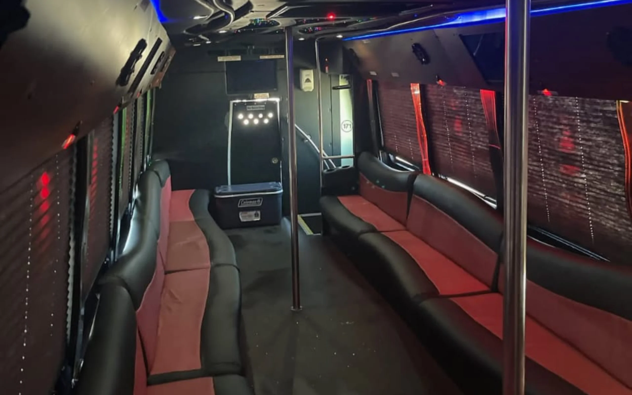 40-45 Passengers Party Bus interior