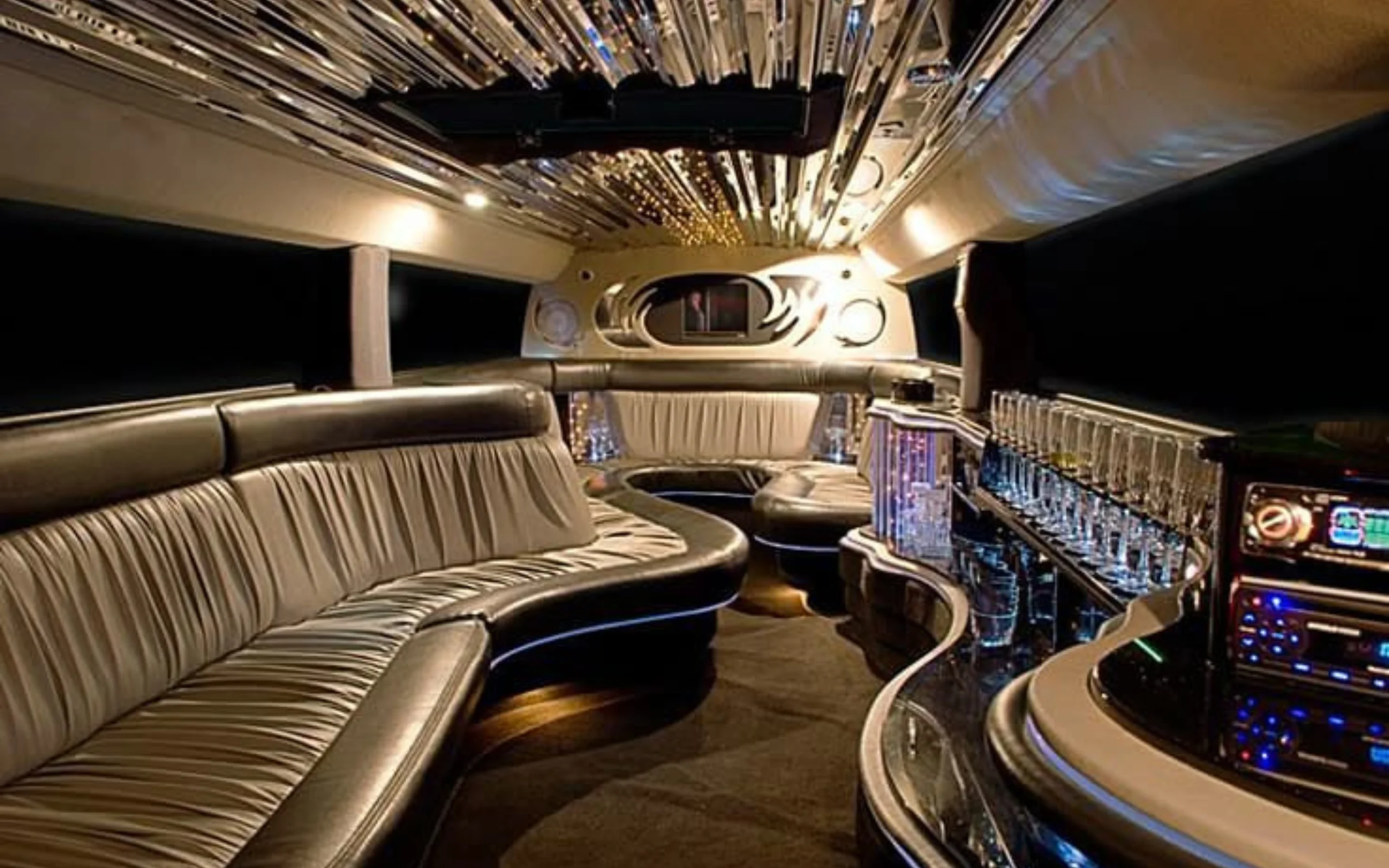hummer limo interior